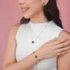 Collar Sencillo Trébol Tipo VC Negro - Imagen 3