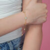 Pulsera Varios Trébol Tipo VC y Flor de 4 - Imagen 3